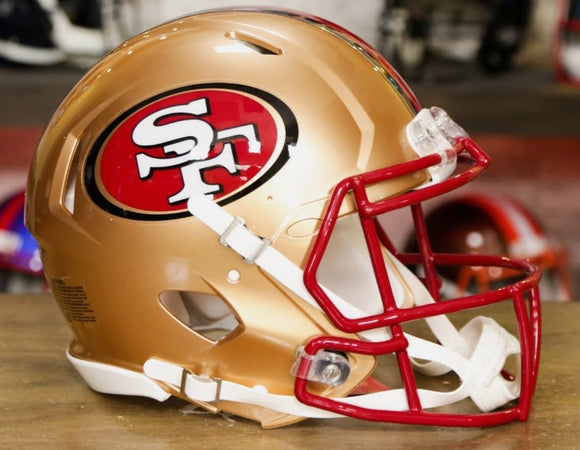 San Francisco 49ers Throwback Full Size Speed Proline Helmet 1996 - 2008