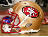 San Francisco 49ers Throwback Full Size Speed Proline Helmet 1996 - 2008