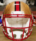 San Francisco 49ers Throwback Full Size Speed Proline Helmet 1996 - 2008