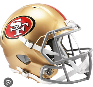 San Francisco 49ers Full Size Speed Replica Helmet