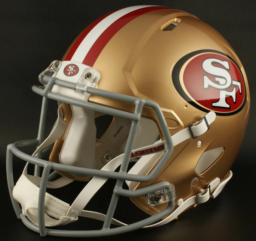 San Francisco 49ers Full Size Speed Proline Helmet – EMPIRE SPORTS USA