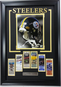 Pittsburgh Steelers Photo & Tickets: 24x32 Frame
