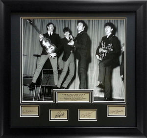 John Lennon Paul McCartney George Harrison Ringo Starr "The Beatles" 16x20 Photo Commemorative frame