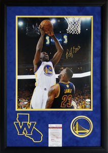 Draymond Green "Golden State Warriors, Three Time NBA Champion Autographed 16x20 photo Framed. JSA