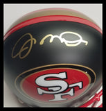 Joe Montana "San Francisco 49ers" Full Size Black Custom Helmet. Beckett