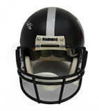 Howie Long Autographed Raiders Full Size Custom Helmet w/Inscriptions. JSA Witness
