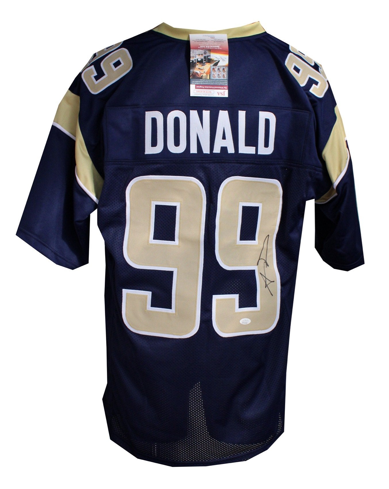 Aaron Donald 'Los Angeles Rams' Autographed Blue/Gold Custom Jersey Si –  EMPIRE SPORTS USA