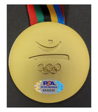 Larry Bird Autographed 1996 Olimpiada Barcelona Replica Medal. PSA/NDA Witness