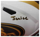 Kyle Juszczyk "San Francisco 49ers" Inscription "Juice" Autographed Full Size Replica Luna Speed Helmet. Beckett Witness