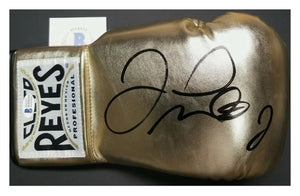 Floyd Mayweather Jr. "PRETTY BOY" Autographed Cleto Reyes Gold Glove. Beckett