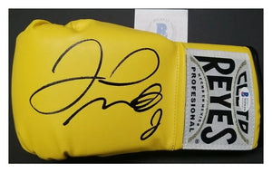 Floyd Mayweather Jr. "PRETTY BOY" Autographed Cleto Reyes Yellow Glove. Beckett