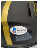 Jeff Garcia "San Francisco 49ers" Autographed Eclipse Black Mini Helmet. Beckett
