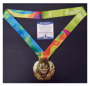 Klay Thompson "Golden State Warriors" Autographed Rio de Janeiro Olympics Medal. Beckett