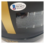 Joe Montana "San Francisco 49ers, 4 time Super Bowl Champion" Autographed Eclipse Full Size Proline Helmet. Beckett