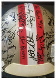 San Francisco 49ers Hall of Famers over 70 Signatures Full Size Proline Riddell Helmet. JSA Letter