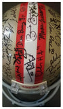 San Francisco 49ers Hall of Famers over 70 Signatures Full Size Proline Riddell Helmet. JSA Letter