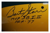 Bart Starr "Green Bay Packers" Autographed Full Size Replica TK Helmet. UDA