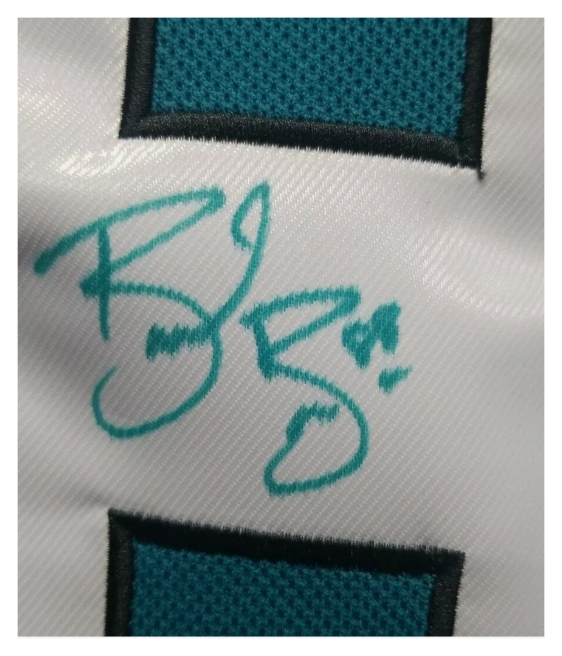 Brent Burns Autographed San Jose Sharks Teal Jersey, Includes two
