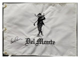 Arnold Palmer "The King" Autographed Del Monte Pin Golf Flag. JSA