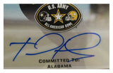 Tua Tagovailoa "Army All American Bowl" Autographed 2017 Leaf Card. Beckett