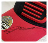 Jeff Gordon Autographed Hendricks Black Pit Cap. Beckett